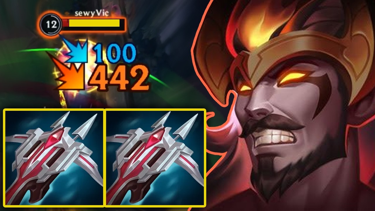 New Lord Dominik Tryndamere Jungle is OP! Insane Damage