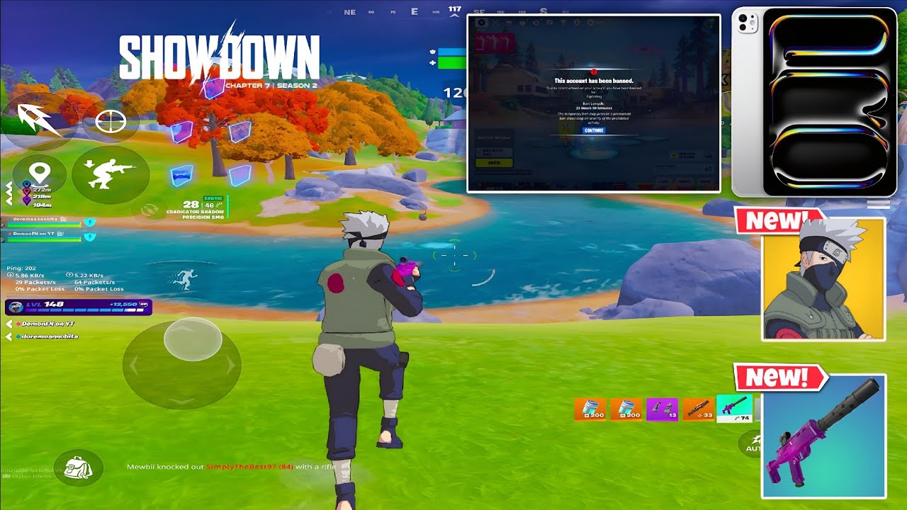 iPad Pro M5 120 FPS Fortnite Mobile Gameplay *Fortnite Mobile Is Banning EVERYONE For Exploiting...*