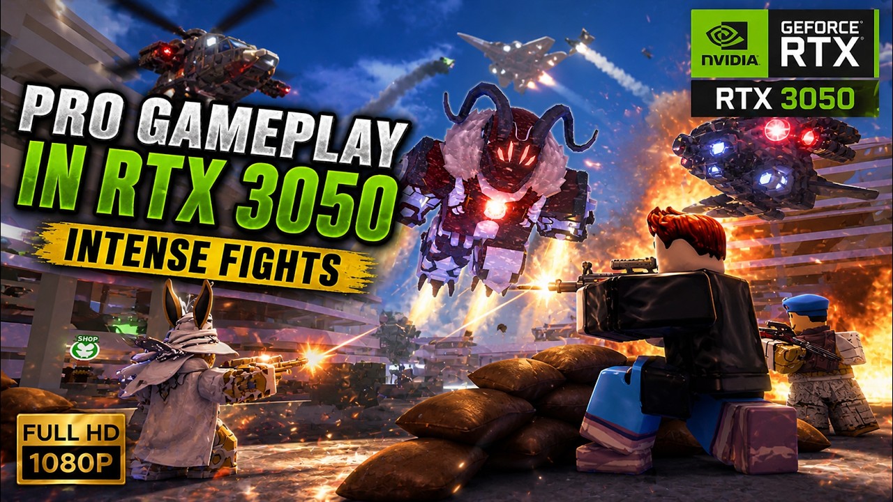 Roblox War Machines PRO Gameplay in RTX 3050 | Intense Fights Full HD