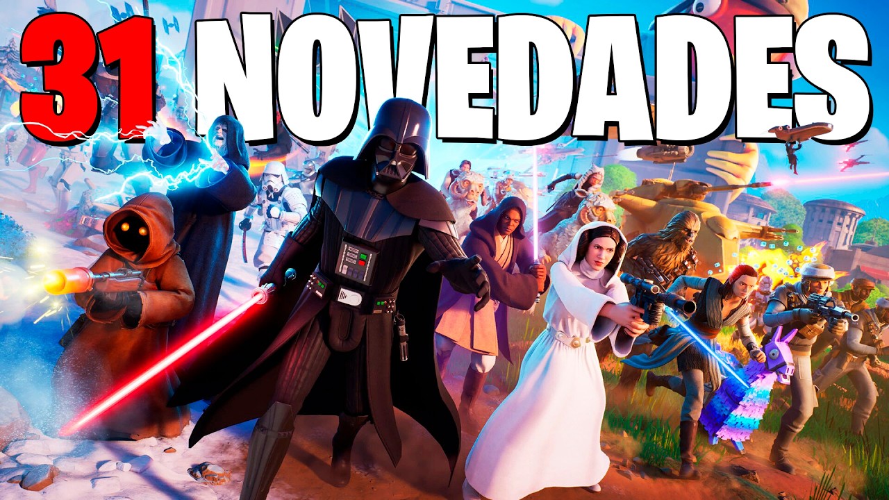 🤯31 novedades de FORTNITE x STAR WARS 2026🤯