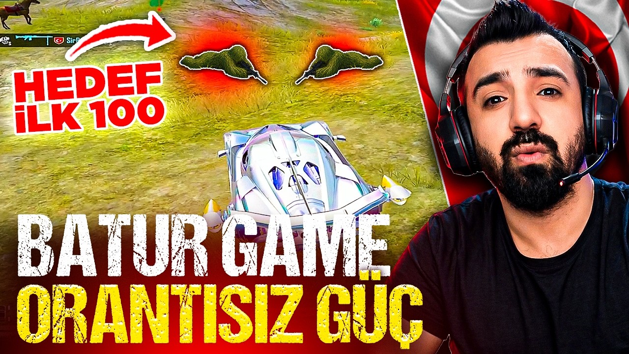 BATUR GAME HEDEF AVRUPA İLK 100 ! BATUR GAME PUBG MOBİLE