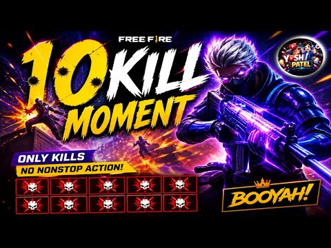 10 Kill Highlight ๐ฑ Only Kill Moments | Free Fire Pro Gameplay ๐ฅ #freefire #viral