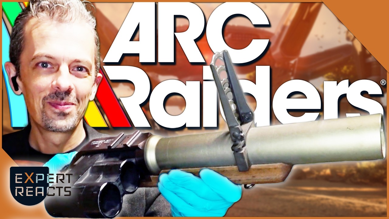 Firearms Expert Reacts to MORE ARC Raiders Guns | EXP background