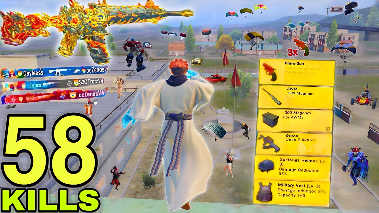 58 KILLS!😍 NEW UPDATE BEST SNIPER GAMEPLAY🔥SUKUNA SET😈 SAMSUNG,A3,A5,A6,A7,A8,J5,J7,S6,S7,59,A10,A20