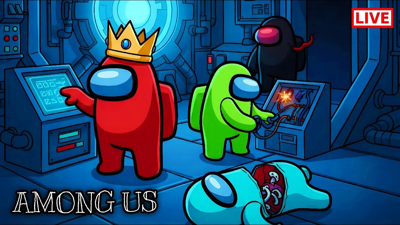 AMONG US 🔴 LIVE | Who’s The Impostor? | Chilling with Subscribers 😌 background
