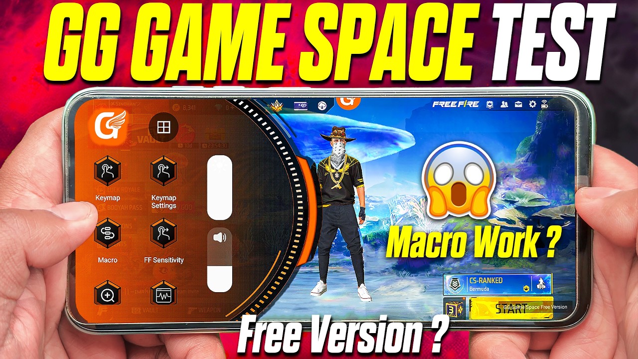 GG Game Space Macro Test in Free Fire 2026