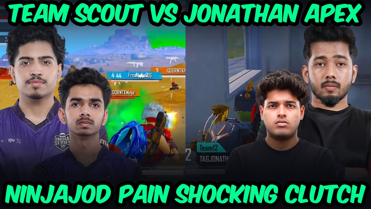 Team SCOUT vs JONATHAN Apex Gaming💀 RNTX NinjaJOD & Pain Clutch😱
