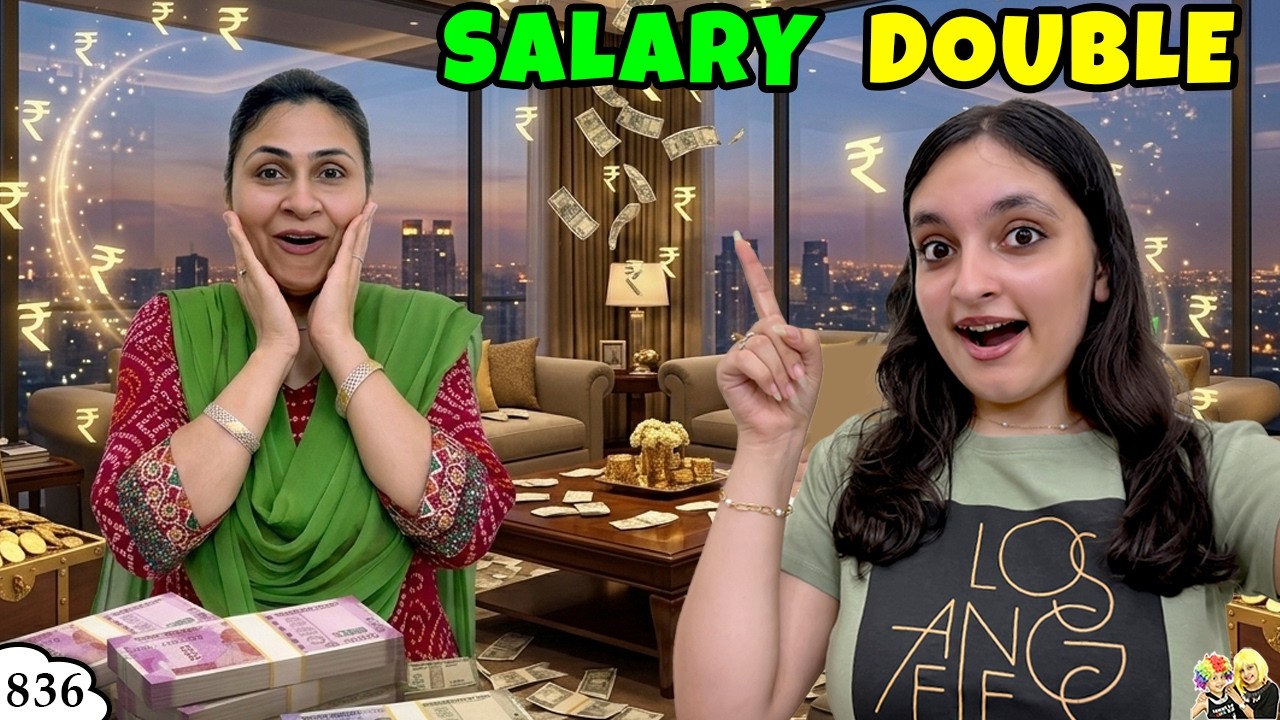 SALARY DOUBLE | Ep 836 | Pihu ki Salary Hike | Office Life Vlog | Aayu and Pihu Show