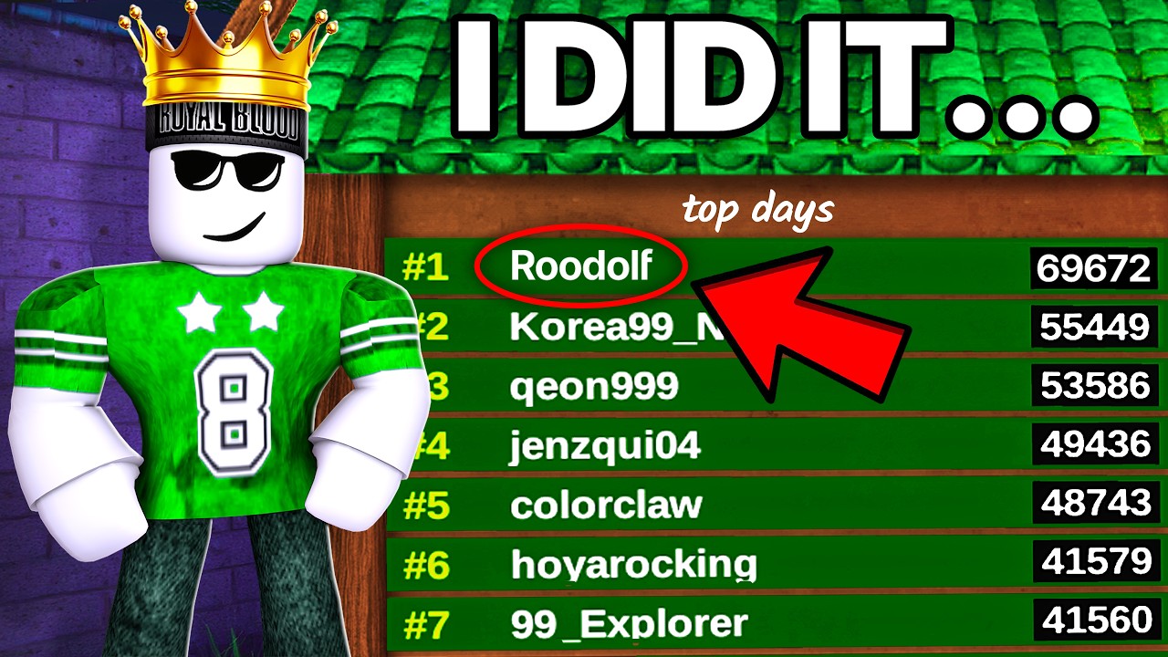I Spent MONTHS Trying To Get #1 Leaderboard In 99 Nights In The Forest...