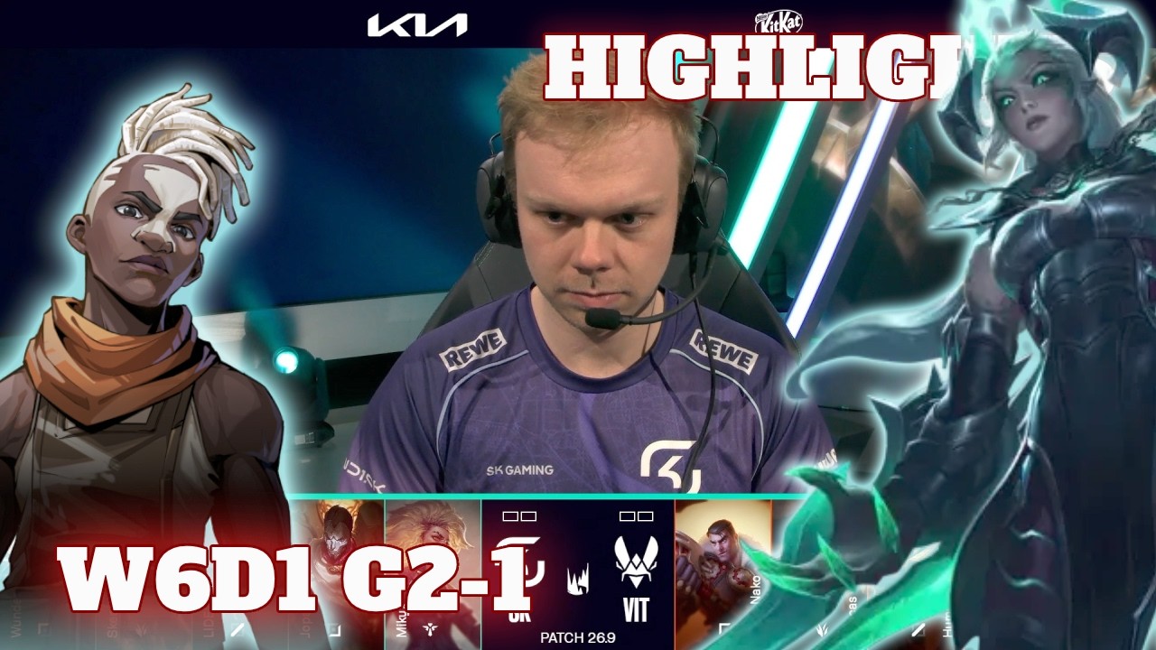 SK vs VIT - Game 1 Highlights | Week 6 Day 1 LEC Spring 2026 | SK Gaming vs Vitality G1 W6D1