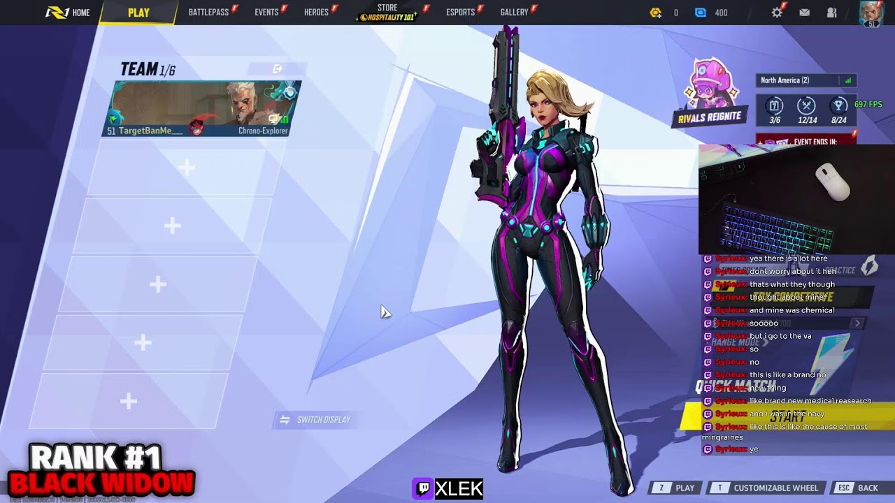 🔴LIVE🔴 Rank 1 Widow in Marvel Rivals - #1 Sniper FPS