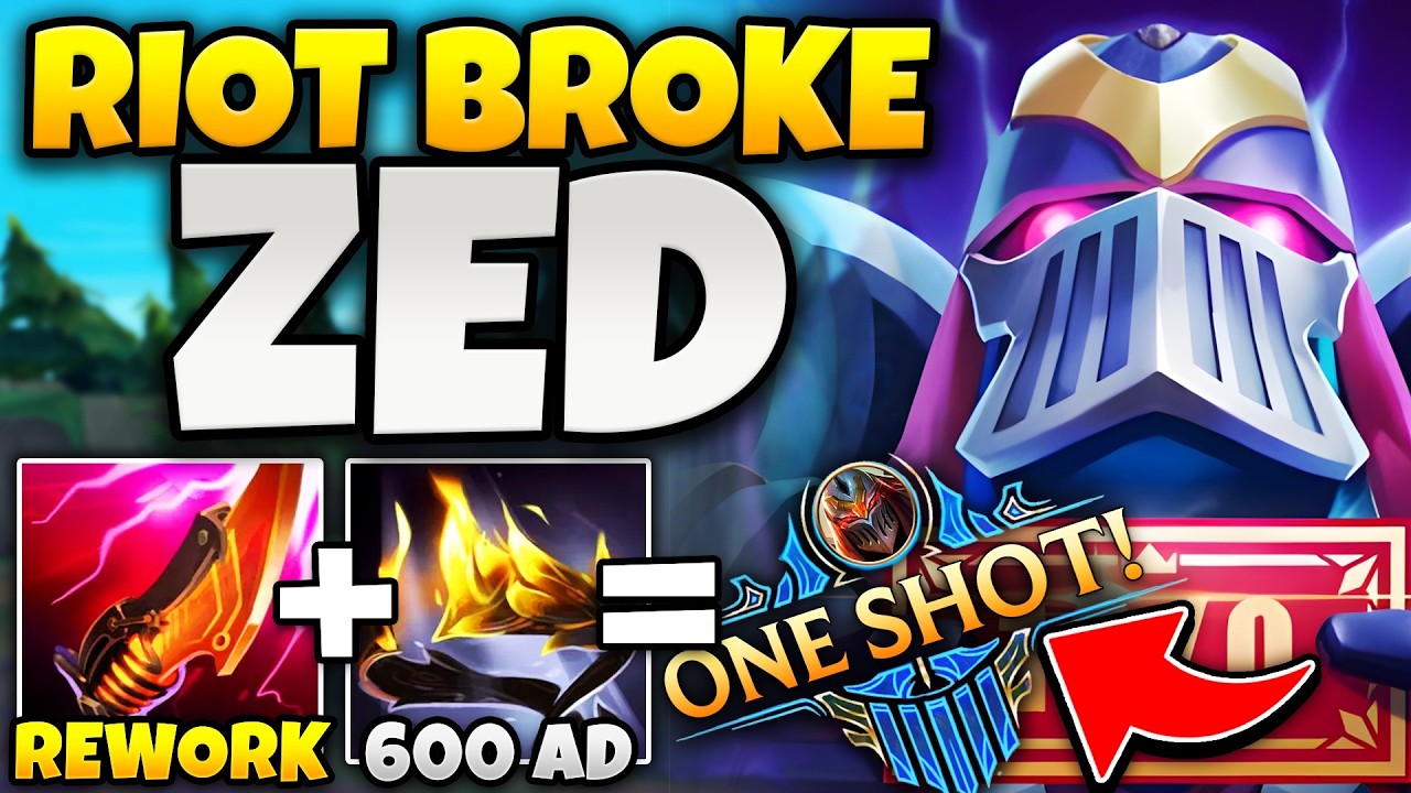RIOT JUST BROKE ZED FOREVER WITH THE REWORKED CYCLOSWORD! (ONE SHOT EVERYTHING)
