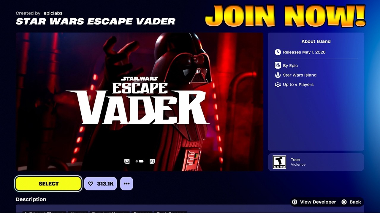 COMPLETE STAR WARS ESCAPE VADER Tutorial in Fortnite! (EASY STEPS)