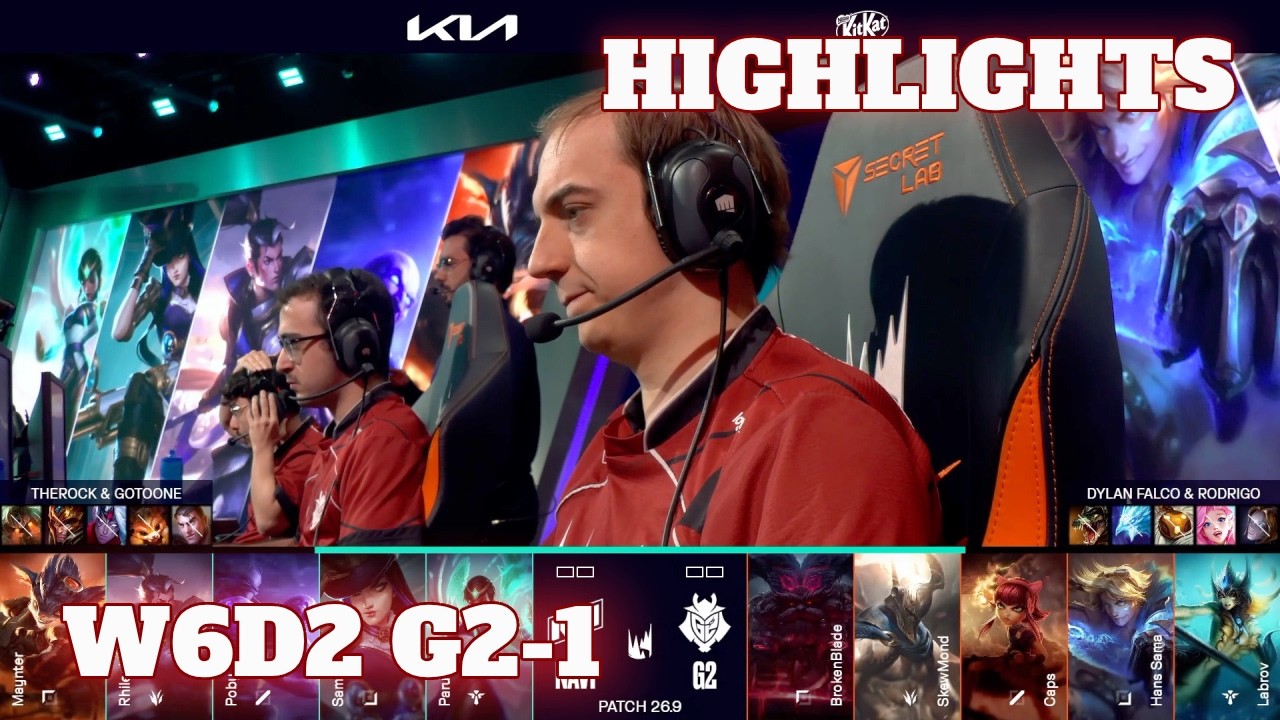 NAVI vs G2 - Game 1 Highlights | Week 6 Day 2 LEC Spring 2026 | Natus Vincere vs G2 Esports G1 W6D2