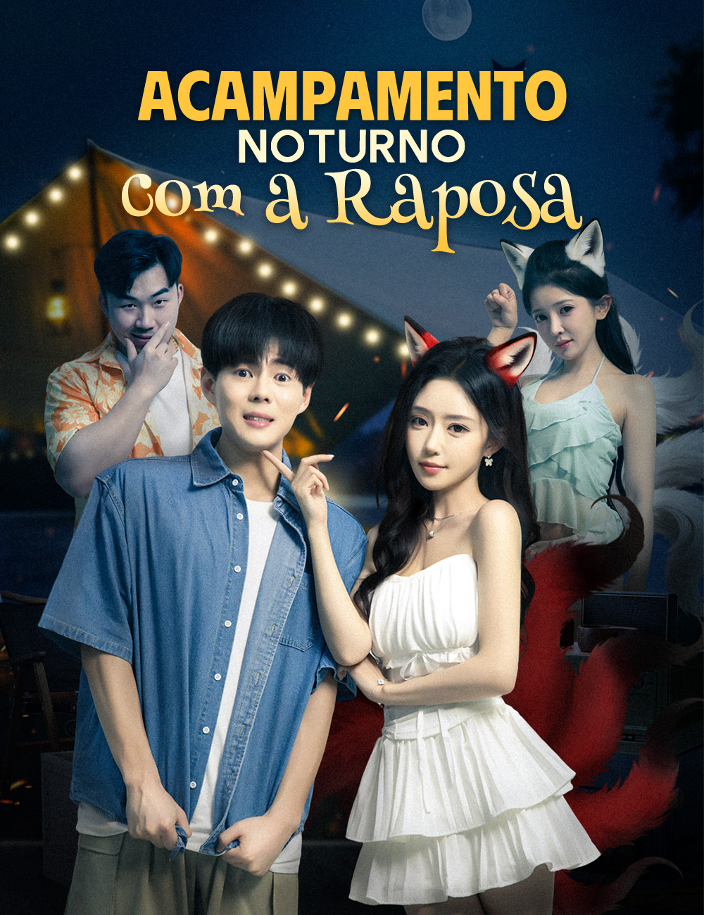 Acampamento Noturno com a Raposa poster