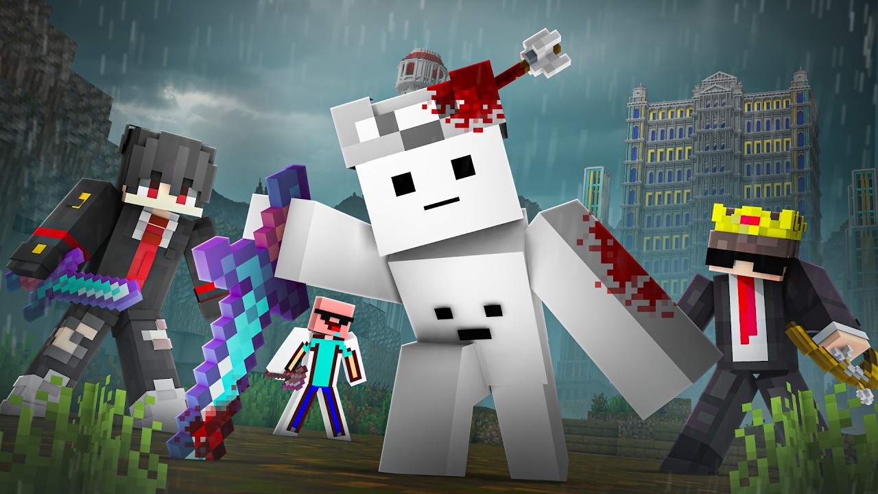 I Got Hunted by the DEADLIEST Team in a Hardcore Server