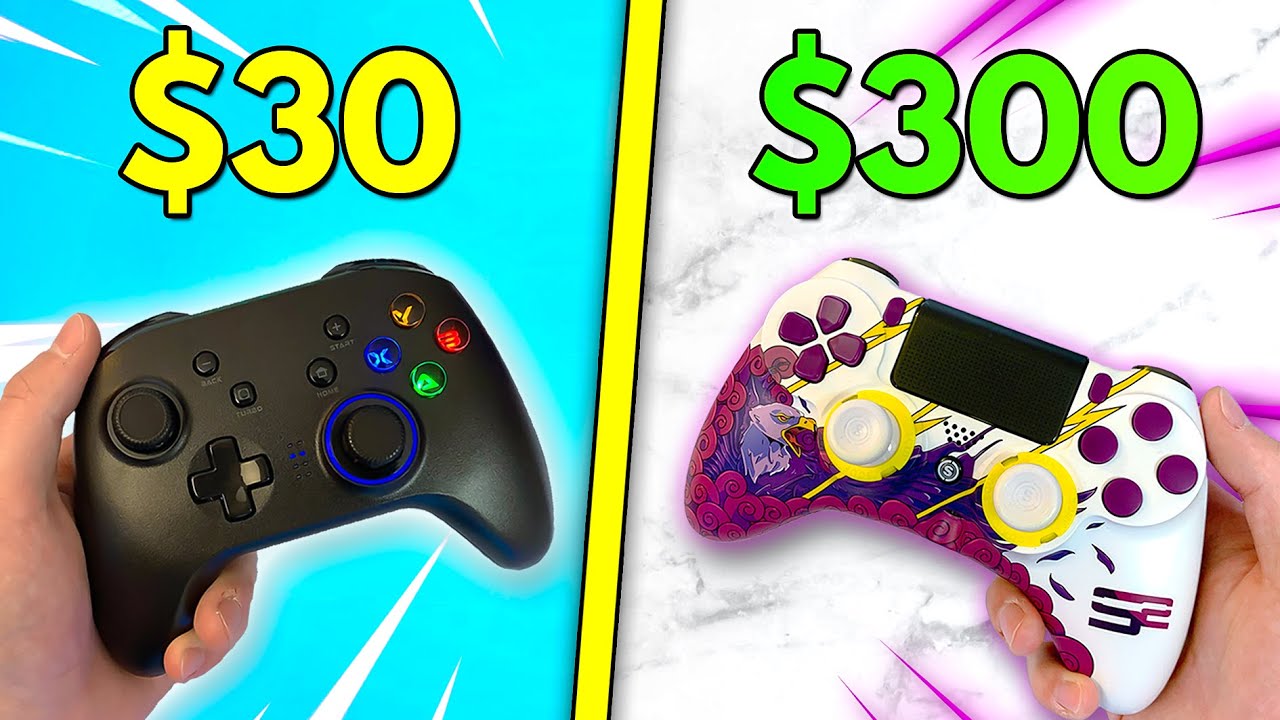 BROKE vs PRO Gaming Controller - WORTH IT? background