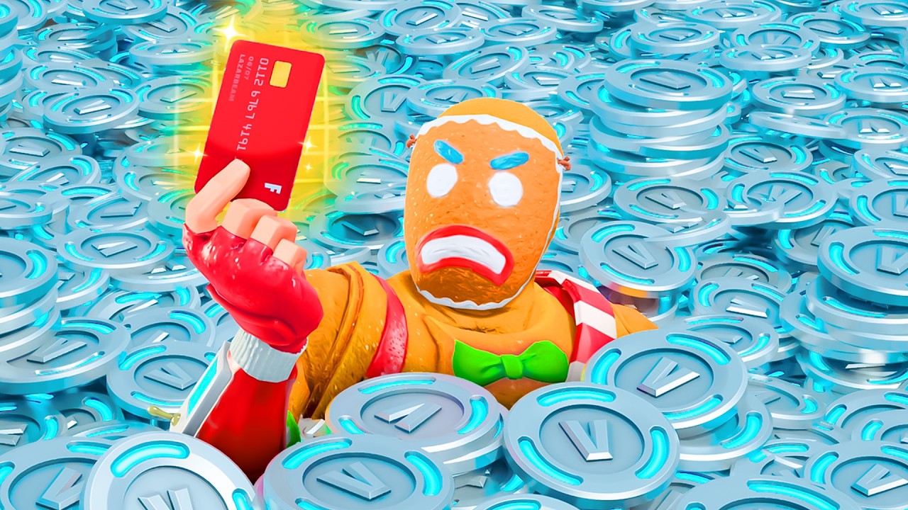 I Spent 1,000,000 VBUCKS (pay to win) background