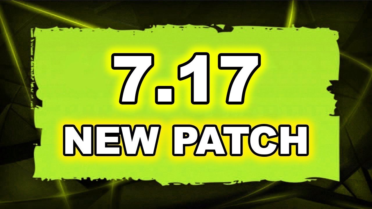 Dota 2 NEW 7.17 PATCH - Main Changes!