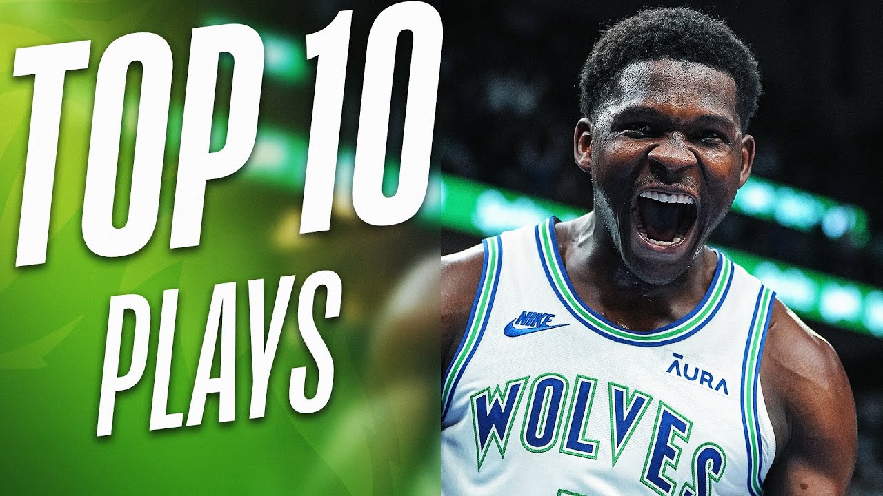 Anthony Edwards’ Top 10 Plays of the 2023-24 NBA Regular Season! #BESTofNBA background