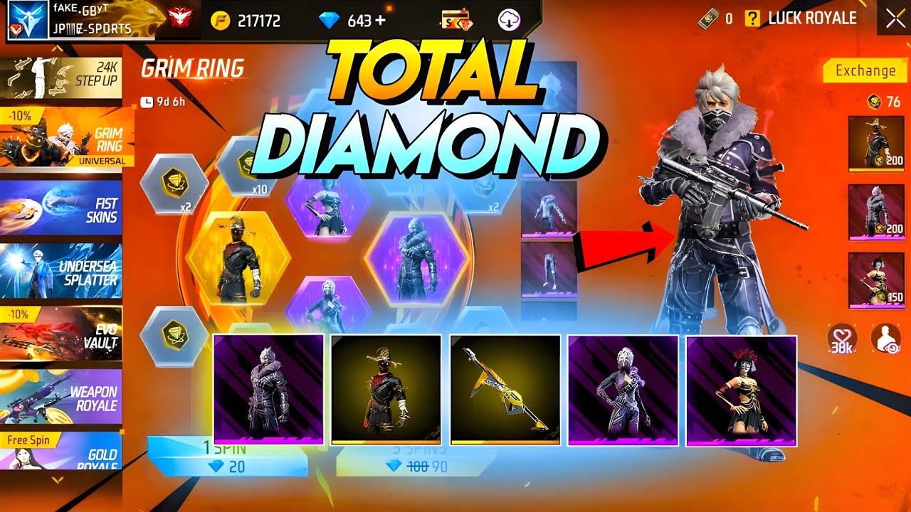 Purple Shade Bundle Total Diamond ЁЯдпЁЯе│| free fire new event | ff new event | new event free fire background
