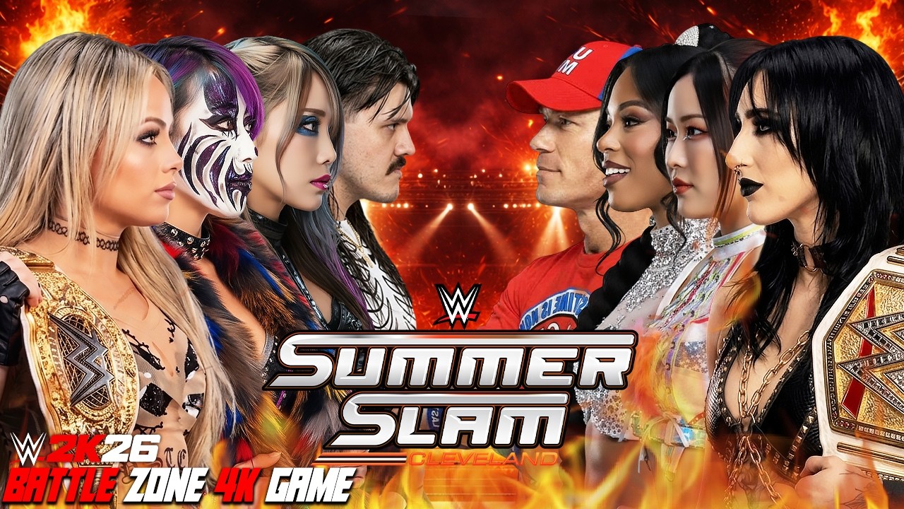 Epic Match | Liv Morgan Asuka Kairi Sane Dominik vs Rhea Ripley Iyo Sky Bianca Belair John Cena