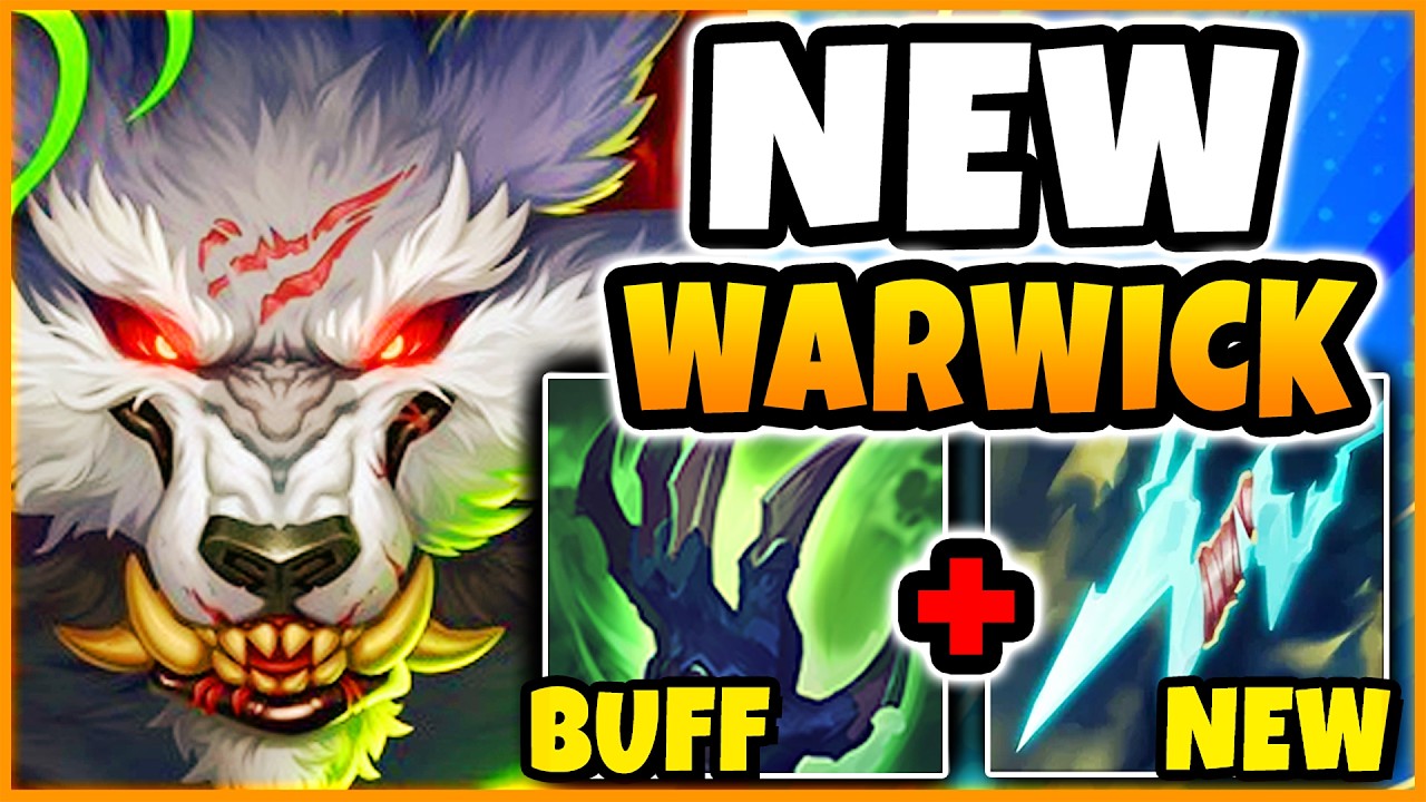 NEW MACHINE GUN WARWICK CAN LITERALLY 1V5... (3.00 ATTACK SPEED)