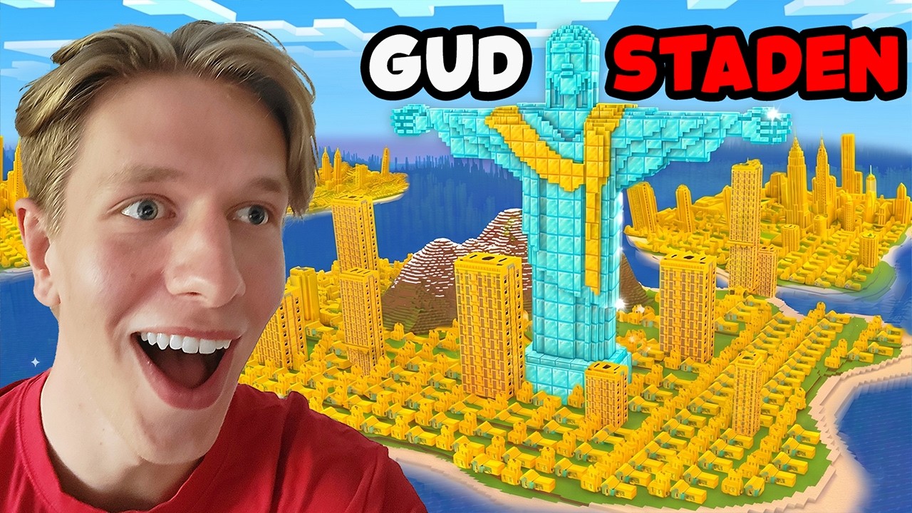 Vi Hittade Mysteriska Villager Gud Staden i Minecraft..