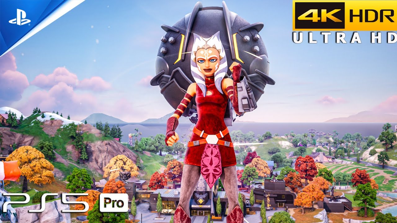 Fortnite (PS5 Pro) 4K 120FPS HDR Gameplay | Skin Ahsoka Tano (Clone Wars)