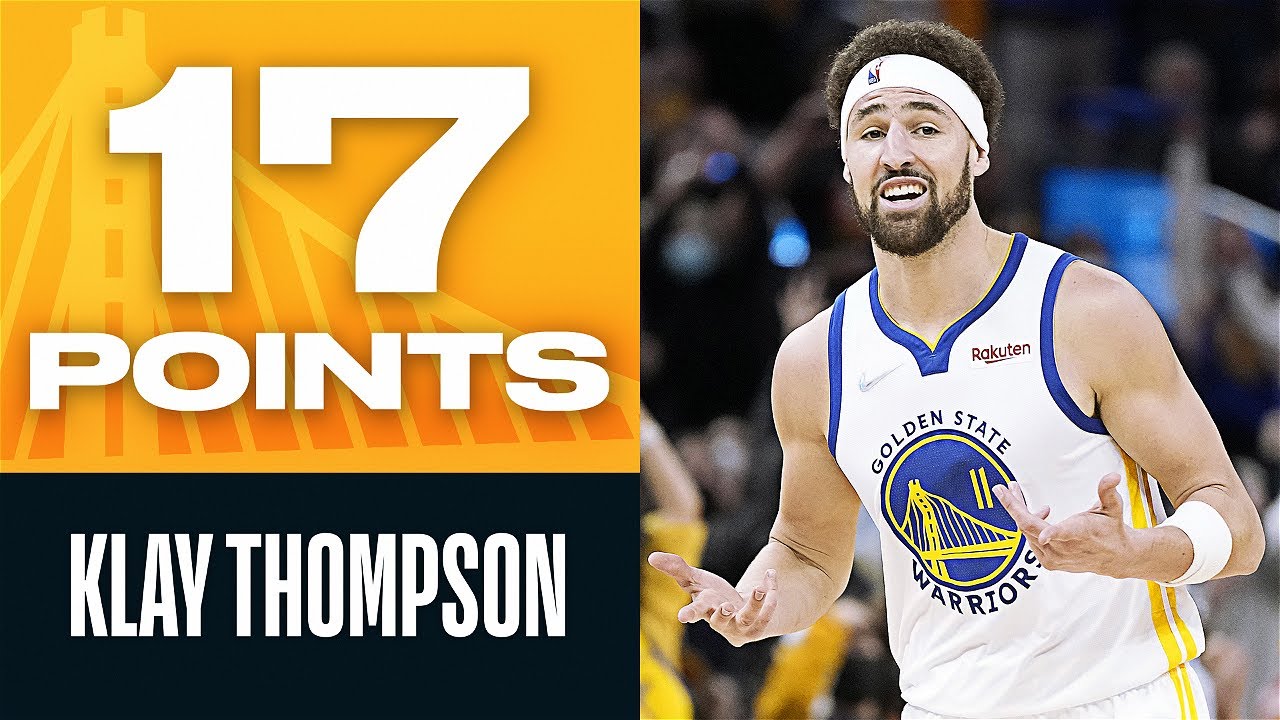 Klay Drops 17 PTS In Warriors Return π₯ background