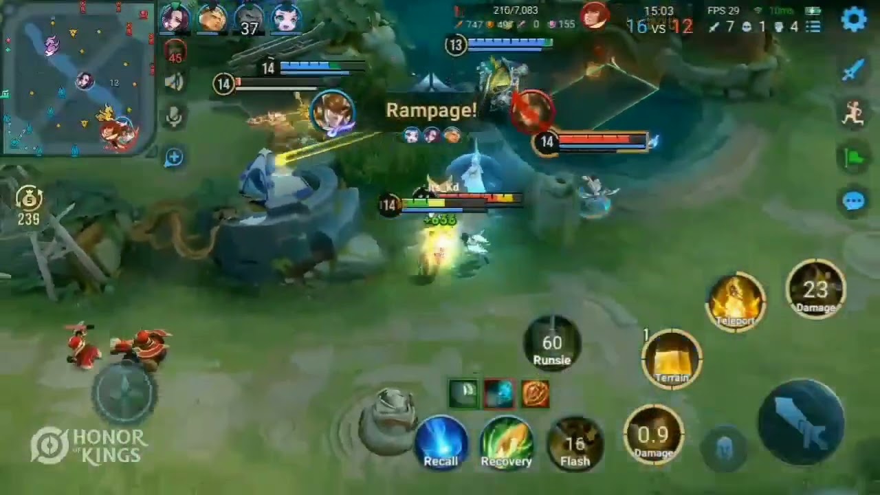 Honor of kings highlights Nuwa game control & domination #Rizel hok #honorofkings #highlights #moba