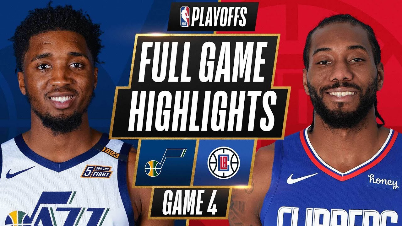 #1 JAZZ at #4 CLIPPERS | FULL GAME HIGHLIGHTS | June 14, 2021 background