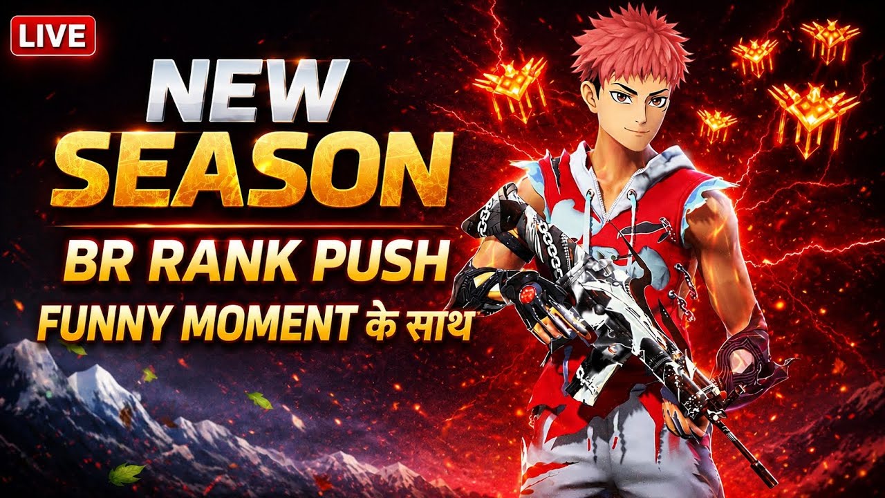πFree Fire Funny Moments ππ| BR Rank Push Full Gameplay"ππ