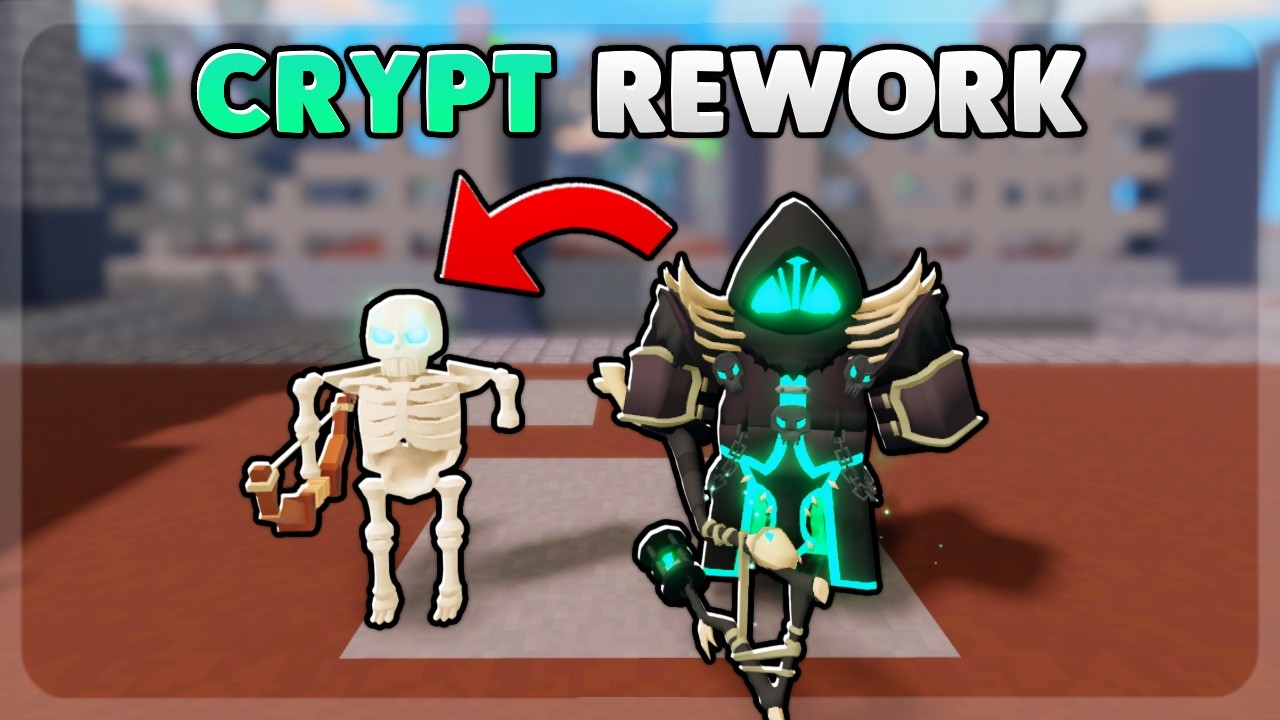 The NEW CRYPT rework is completely BROKEN.. (Roblox Bedwars) background