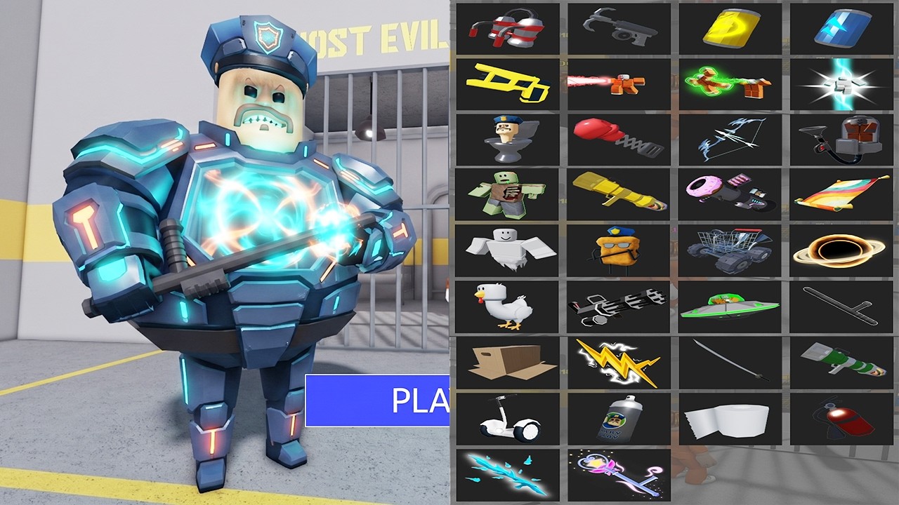 All Items vs All Morphs Unlocked BARRY'S PRISON RUN OBBY HARD MODE - Roblox Update Full Gameplay