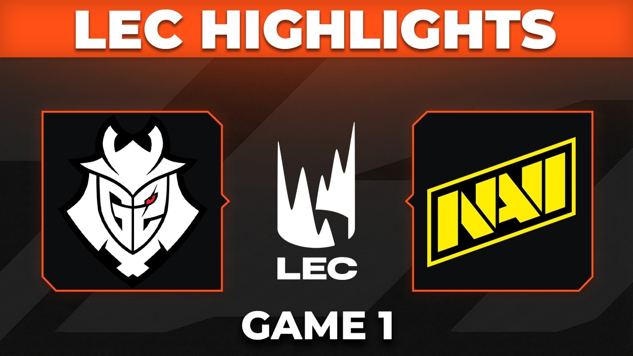 G2 vs NAVI Highlights Game 1 | LEC Spring 2026 | G2 Esports vs Natus Vincere