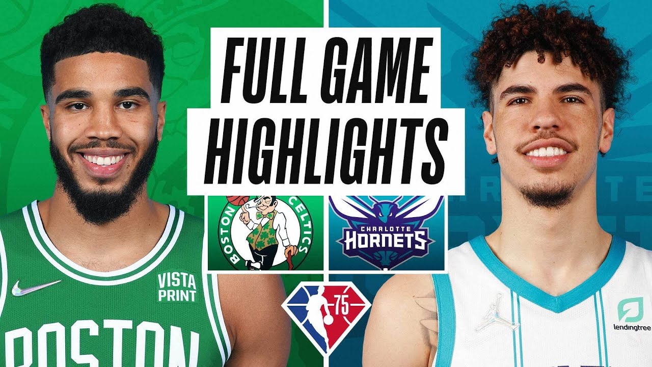 CELTICS at HORNETS | FULL GAME HIGHLIGHTS | October 25, 2021 background