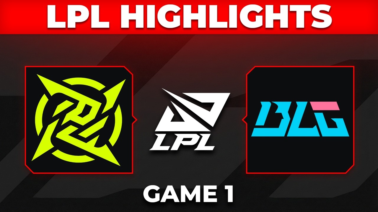 NIP vs BLG Highlights Game 1 | LPL 2026 Split 2 | Ninjas in Pyjamas vs Bilibili Gaming