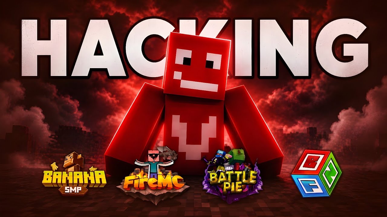 Hacking in Random Minecraft Public SMPs background