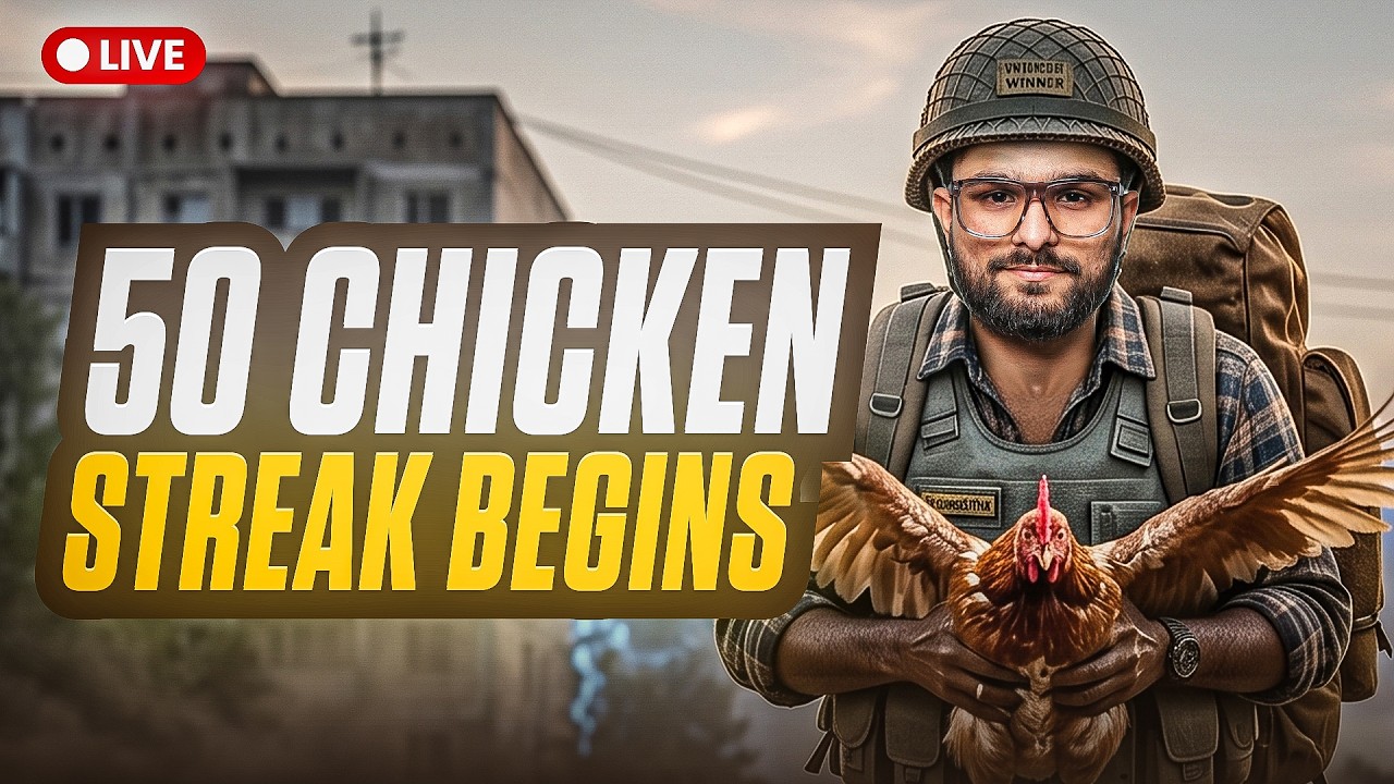 DEADLY DUO IS BACK | 50 CHICKEN STREAK = 2 LAKH INR | BGMI LIVE