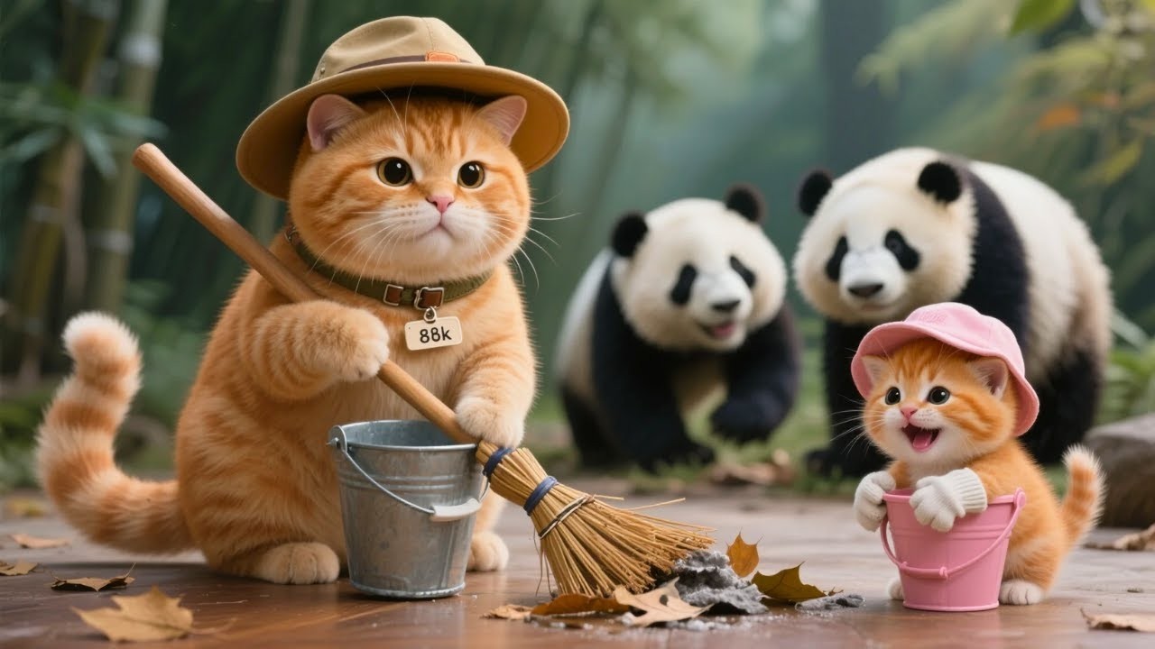 ๐ผ Mama Catโs Panda Care Mission ๐ฑ | Ginger Kitten Turns Zoo Visit Into Comedy ๐