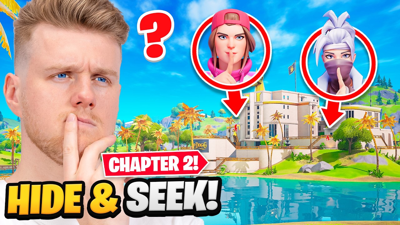 HIDE & SEEK in Fortnite Chapter 2! background