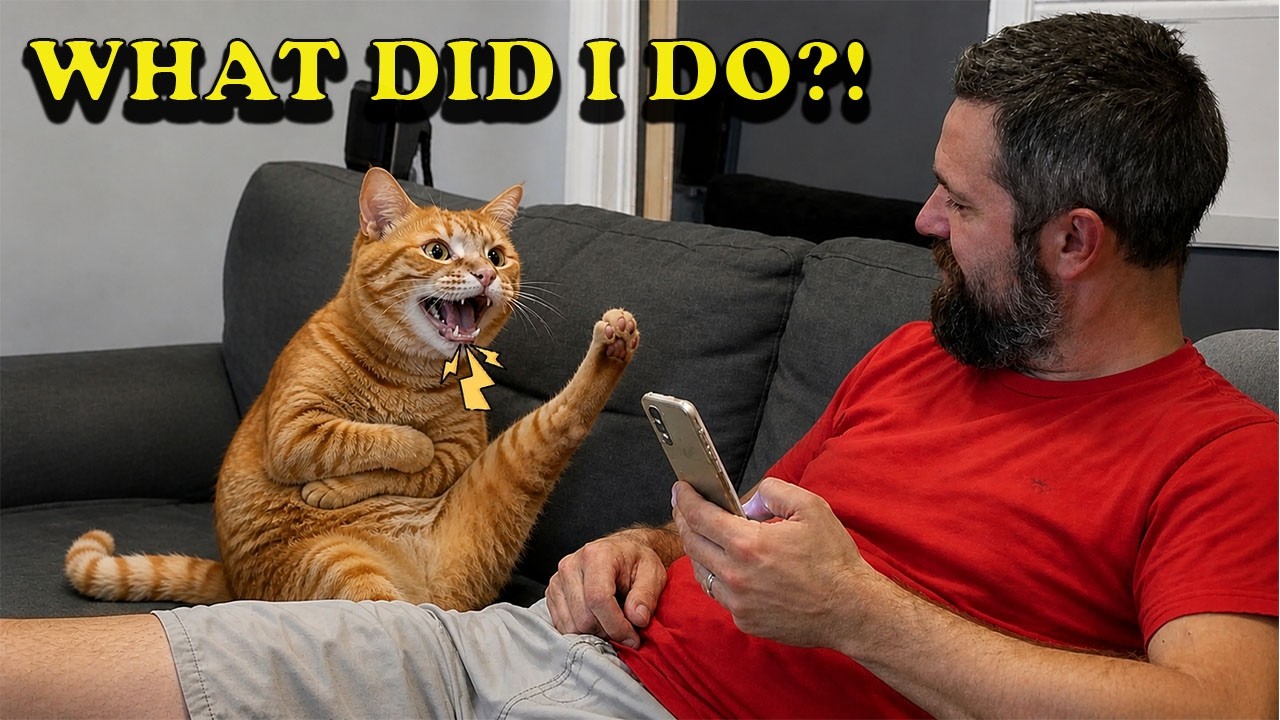 My Cat Got MAD at Me… This Happened 😱🐱