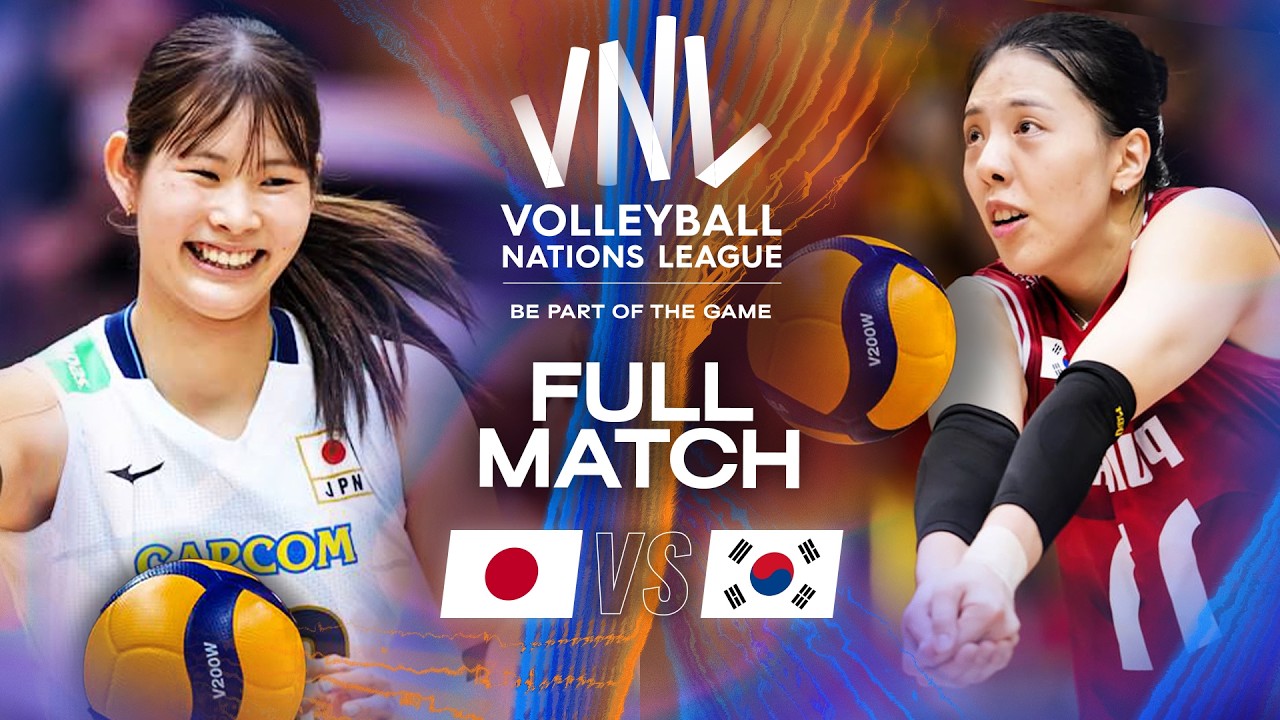 Japan π―π΅ vs. Korea π°π· | VNL 2025 - Full Match | Week 3