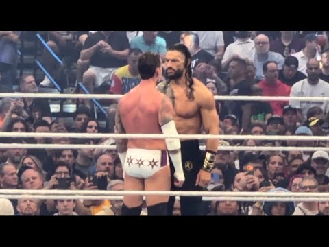 CM Punk vs Roman Reigns Full Match + Off Air - WrestleMania 42