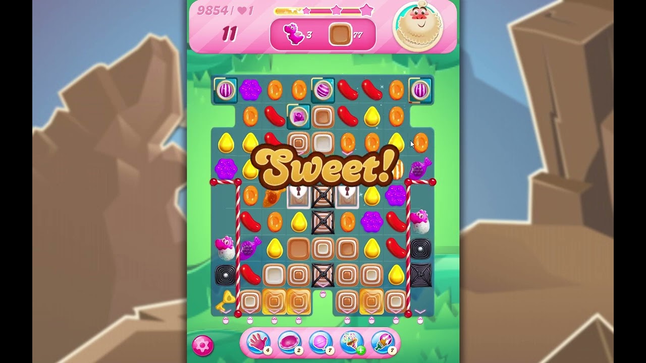 Candy Crush Saga Level 9854