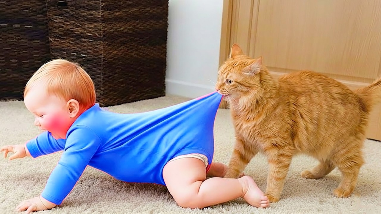 This Baby Was Raised by a Talking Cat – Funniest Moments Ever! 😂🐱👶 | Baby Hub