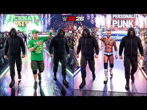Team John Cena Vs Team CM Punk WWE 2K26 #1