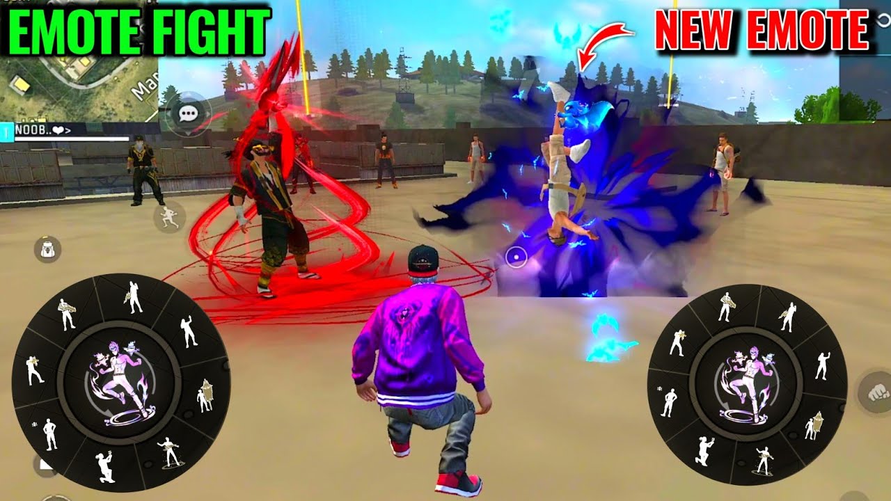 Free Fire Emote Fight On Factory Roof 👿 Midnight Hyperbook Emote 😎 Hip Hop vs Adam 😱 Emote Fight 🔥⚡ background