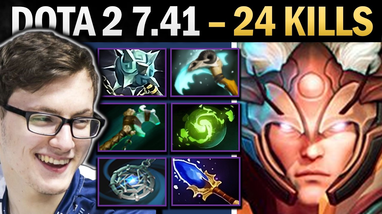 Invoker Dota 2 7.41 with Gleipnir and Spellslinger - Dota 2 Gameplay
